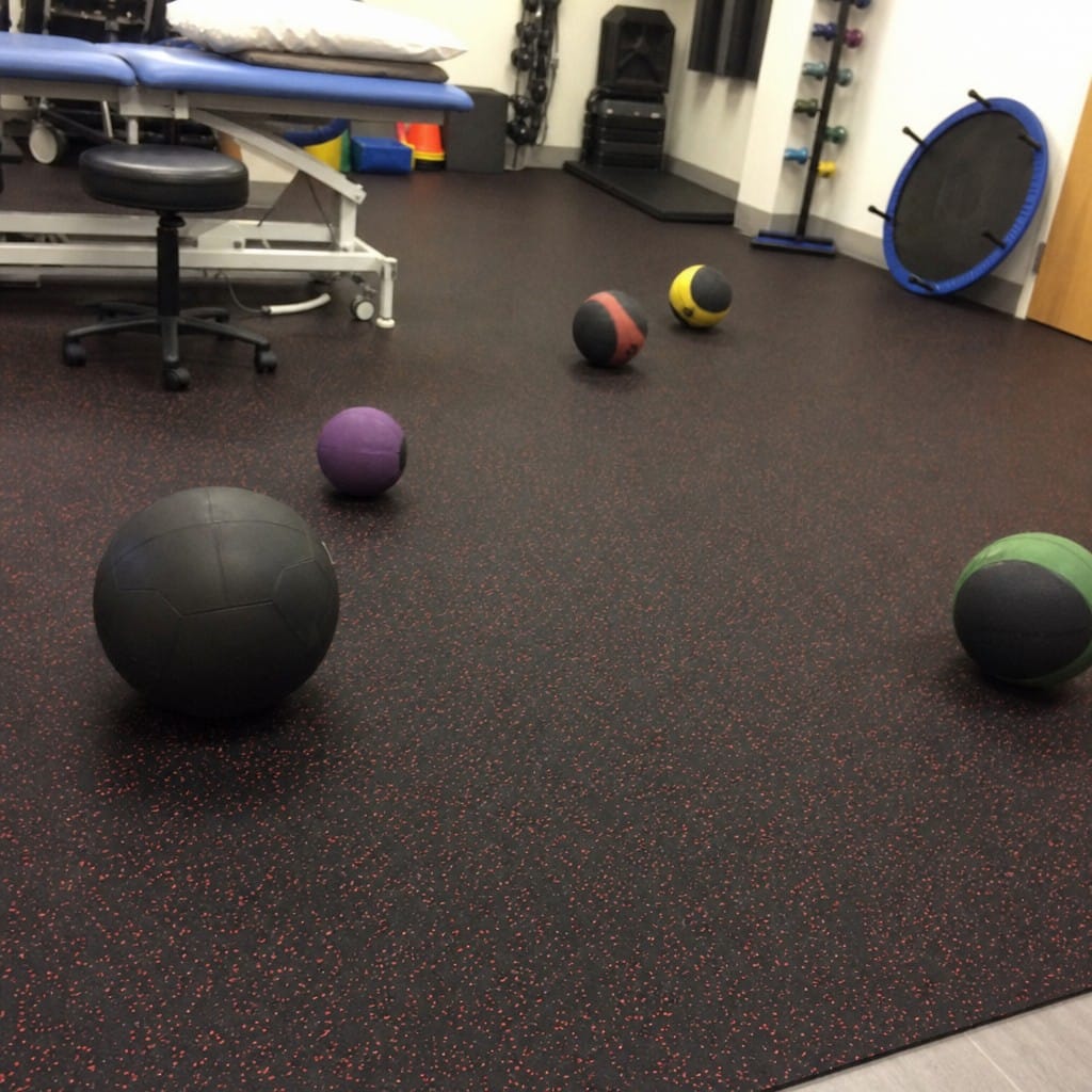 Customer photo review of Heavy-Duty Rubber Gym Flooring Rolls UK | Commercial Grade | Full 10m Roll