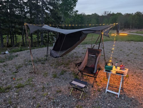 Customer photo review of Turtlebug Camper Hammock Stand