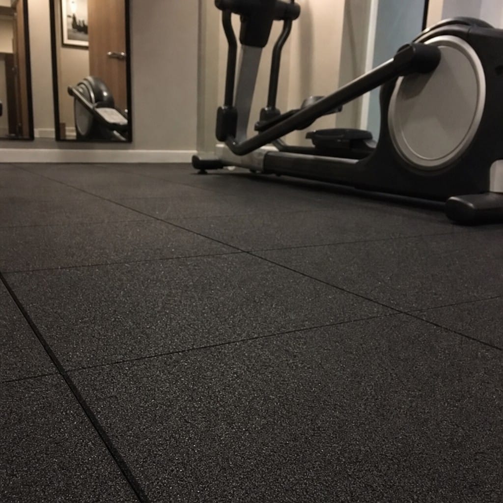 Customer photo review of 20mm Rubber Gym Tiles UK | 1m² Interlocking | 400kg Drop Rated