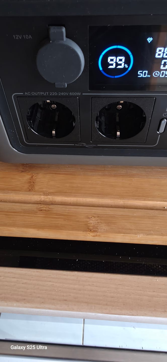 Customer photo review of ALLPOWERS R600 Tragbare Powerstation  | 600W 299Wh