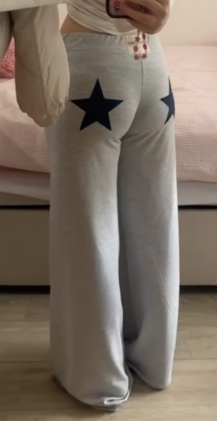 Customer photo review of Jersey Star Jogger Light Grey / Dark Indigo