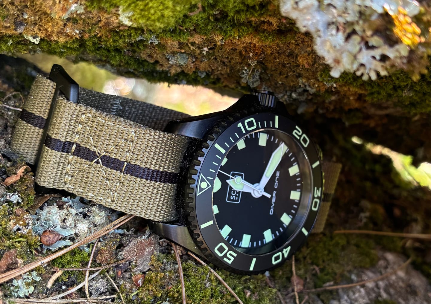 Customer photo review of Glomar Explorer - Hook & Loop Strap Striped