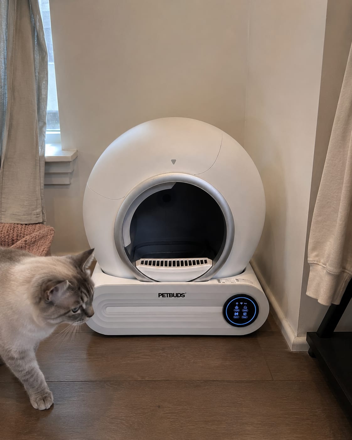 Customer photo review of Petbuds™ Pro 2026 Automatic Self-Cleaning Litter Box