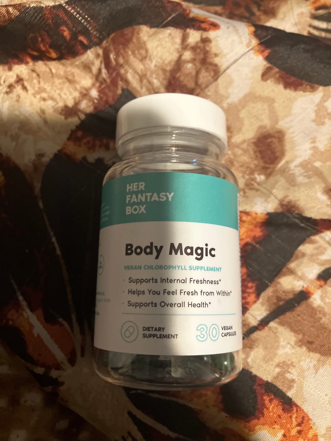 Customer photo review of Body Magic Chlorophyll Pill for Feminine Odor - 3 pk