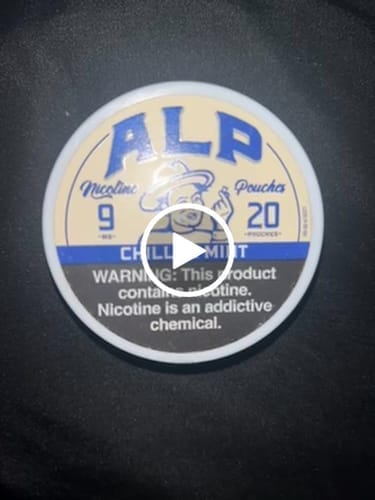 Customer photo review of Chilled Mint Nicotine Pouches