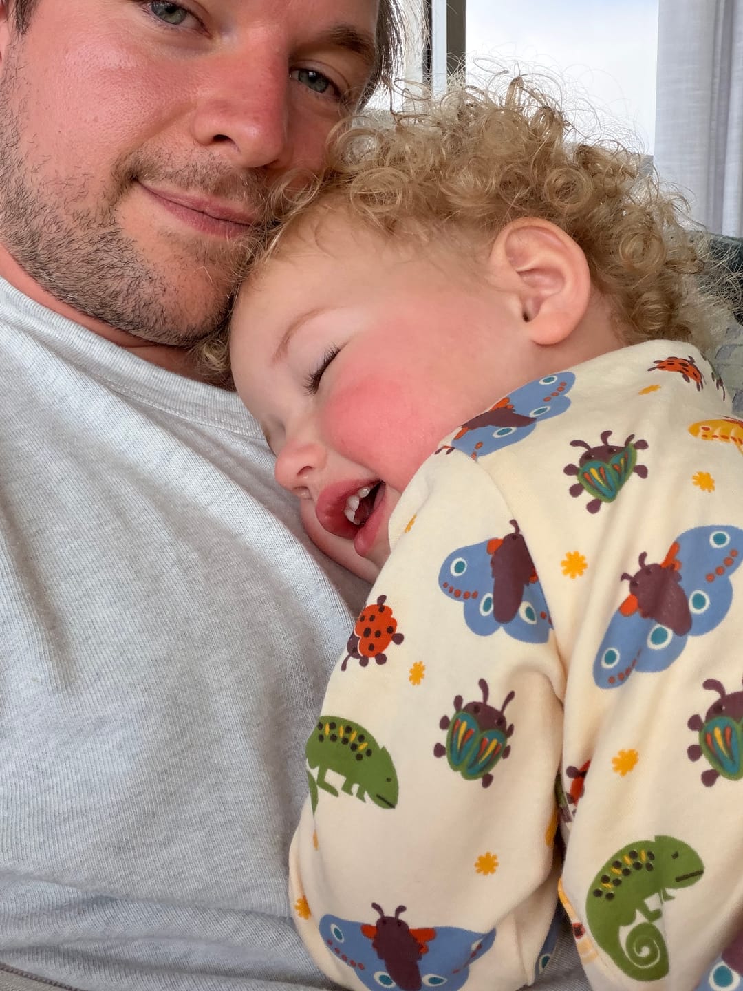 Customer photo review of Cream Extraordinary Organic T Shirt & Jogger Playset