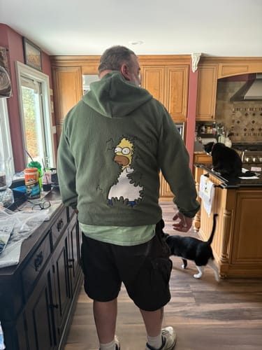 Customer photo review of Oversized Fit Teddy Unisex Hoodie
