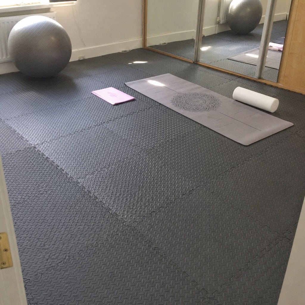 Customer photo review of Anti Fatigue Gym Mats UK | EVA Interlocking Tiles | 610mm