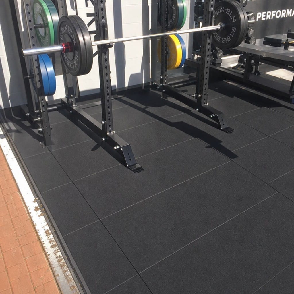Customer photo review of 30mm Rubber Gym Tiles | Olympic Lifting & CrossFit | 200kg+ Drop Rated