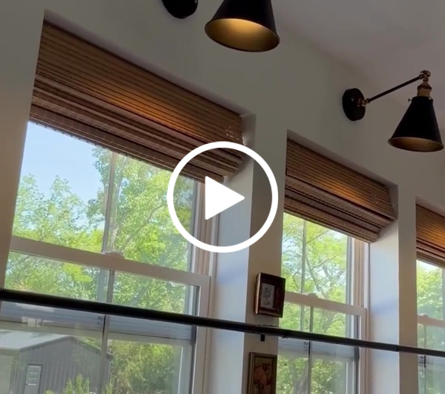 Customer video review of Smart Motorized Blackout Woven Wood Shades – Viaura