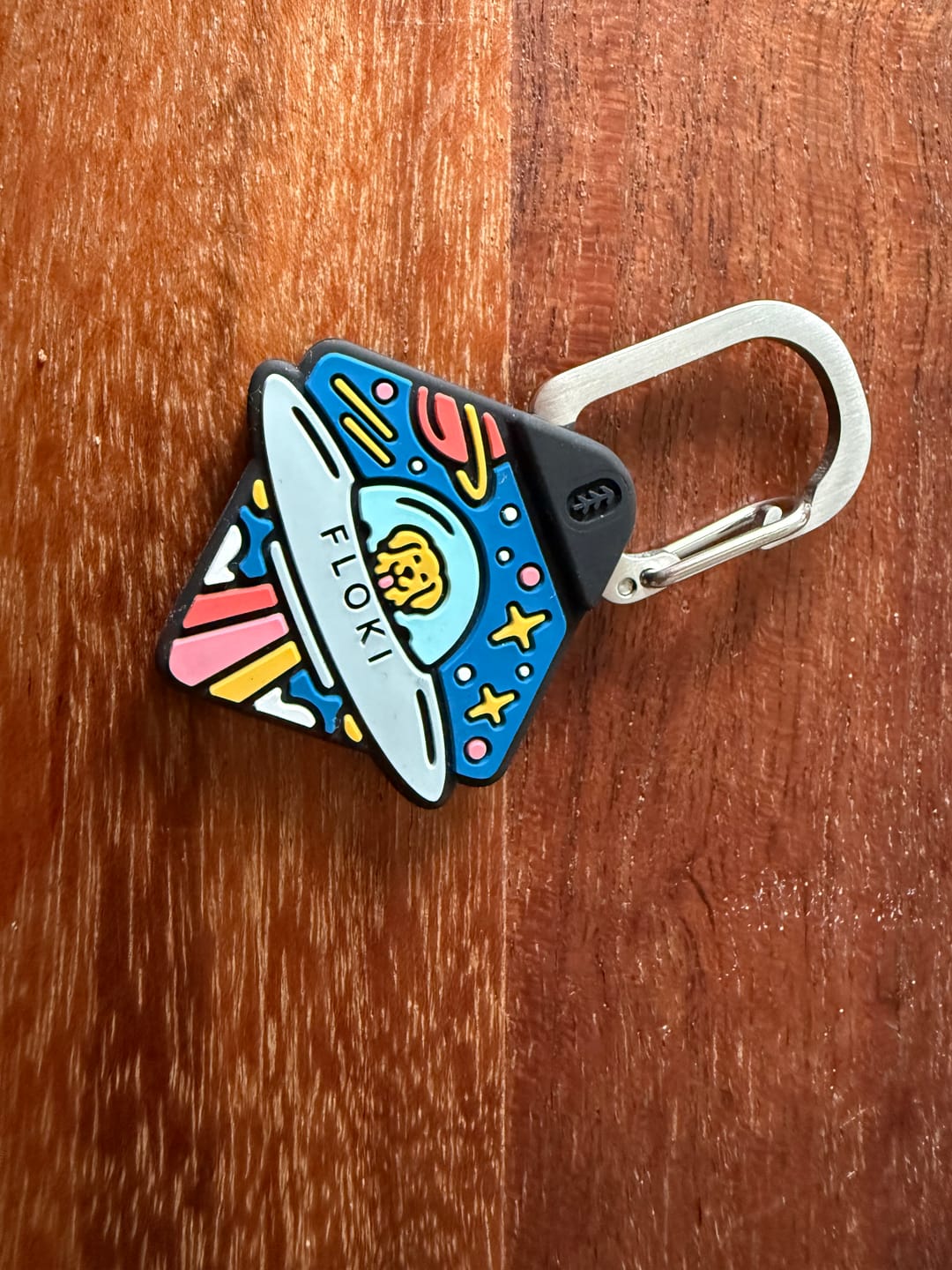 Customer photo review of Astrodash - Silent Dog ID Tag