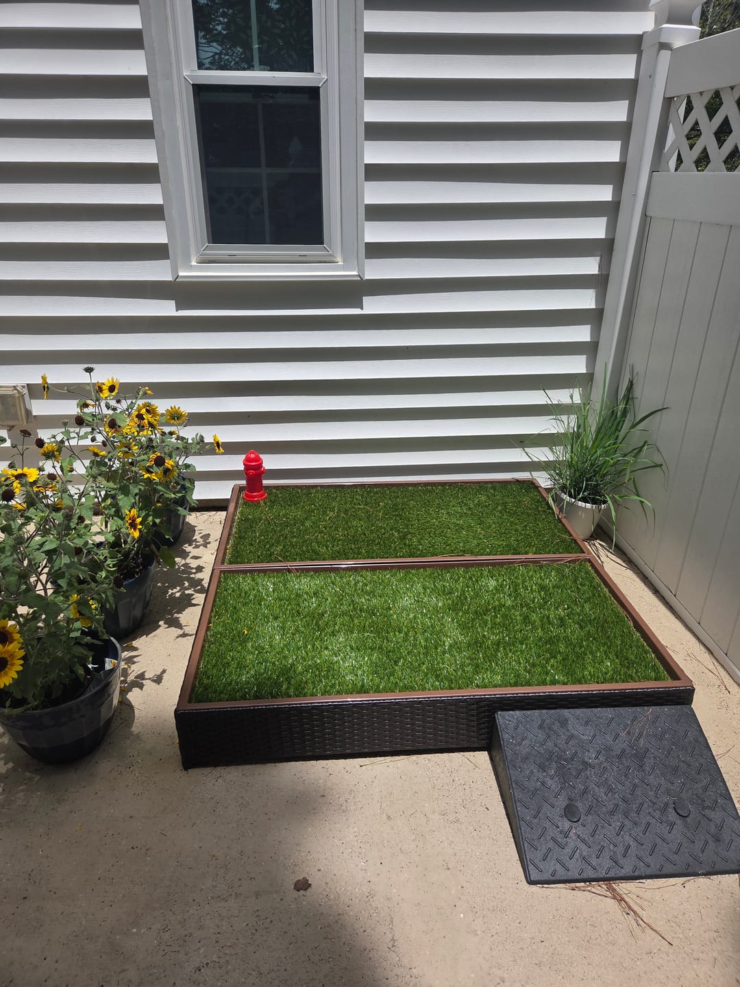 Customer photo review of Porch Potty MEGA