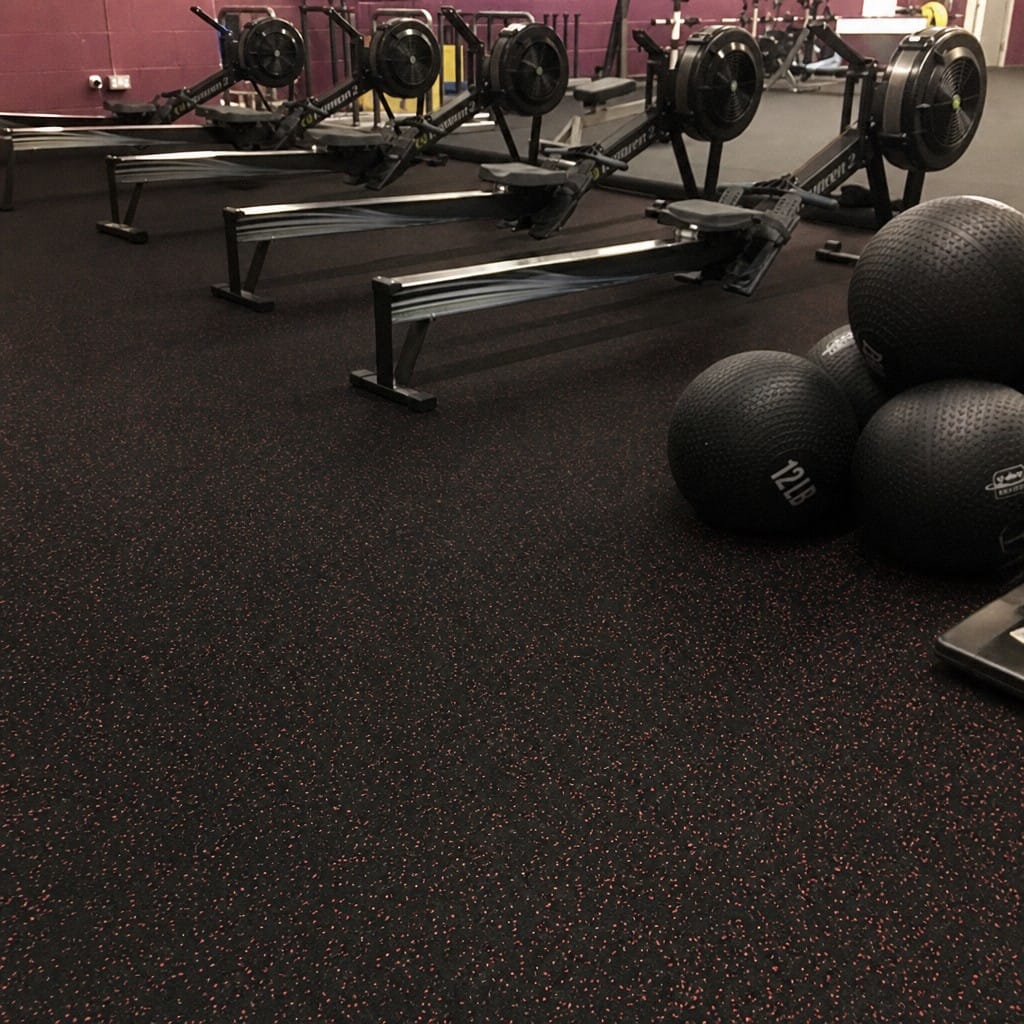 Customer photo review of Heavy-Duty Rubber Gym Flooring Rolls UK | Commercial Grade | Full 10m Roll