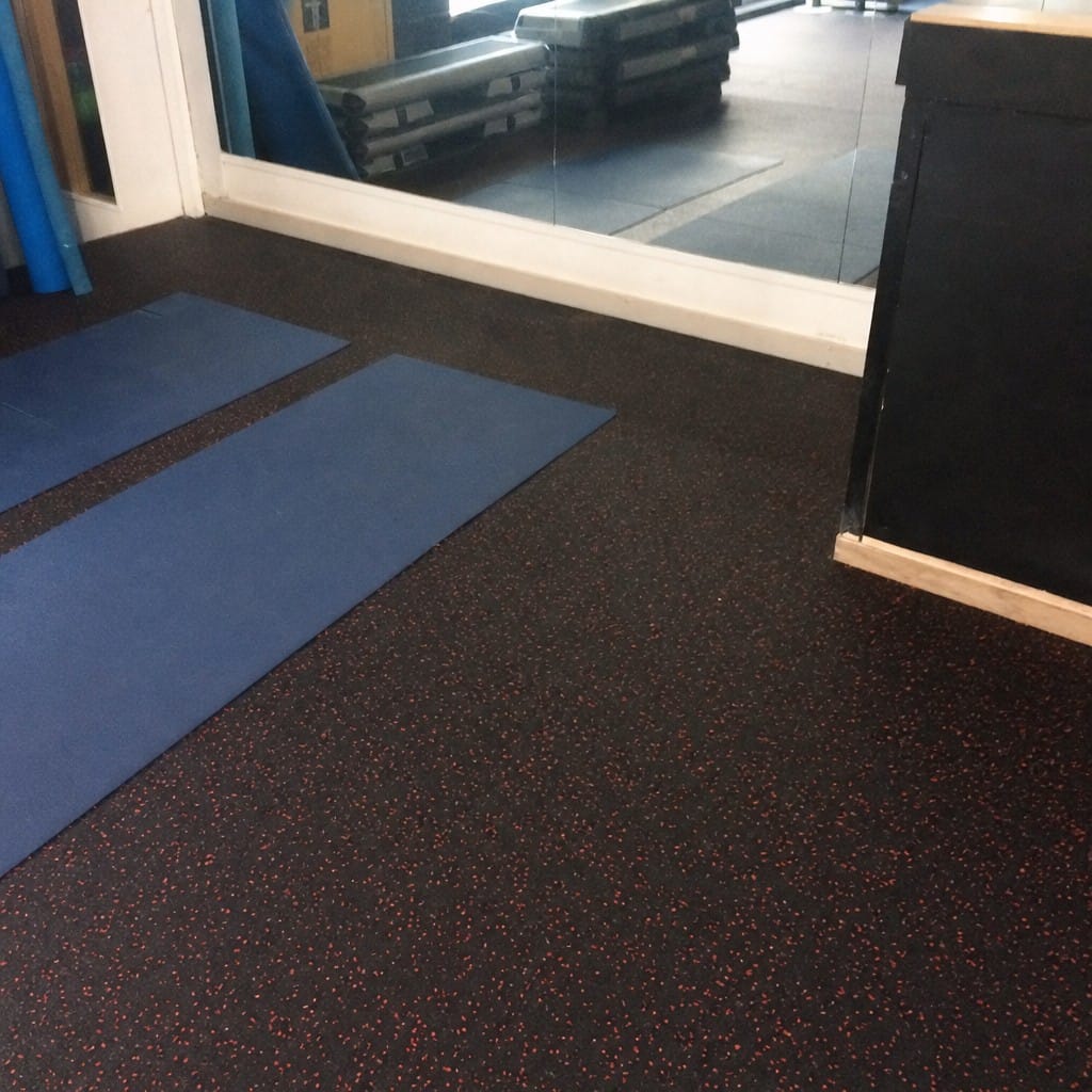 Customer photo review of Heavy-Duty Rubber Gym Flooring Rolls UK | Commercial Grade | Full 10m Roll