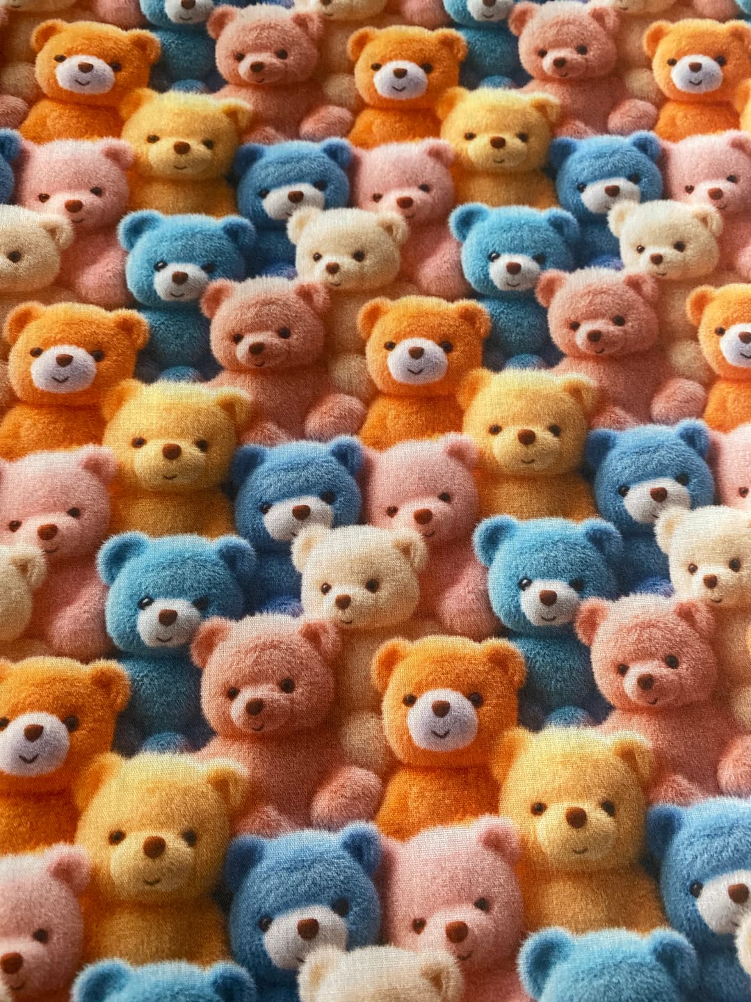 Customer photo review of Teddy Friends Polycotton Fabric