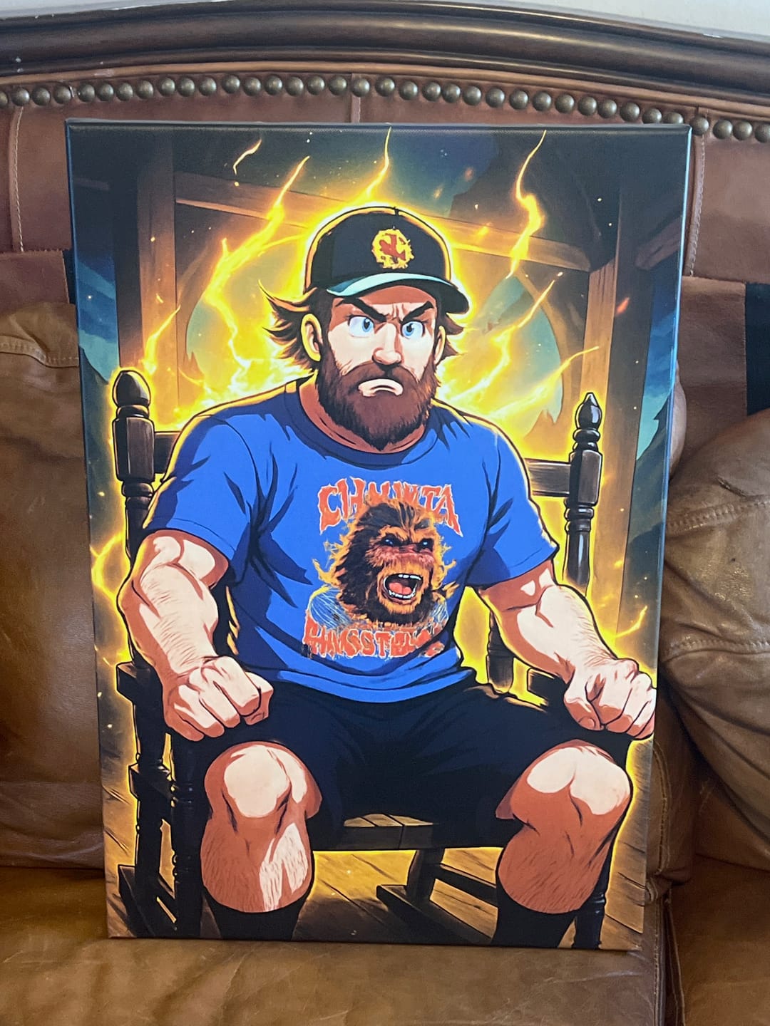 Customer photo review of Personalized Canvas - Portrait in Anime style