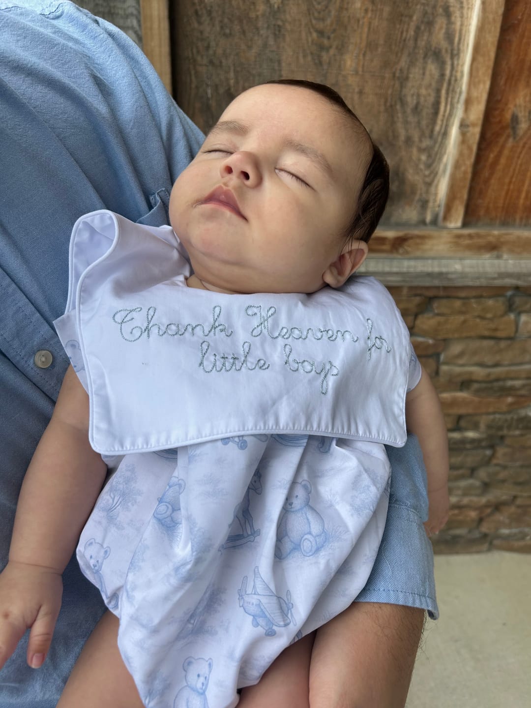 Customer photo review of Thank Heaven For Little Boys Bubble