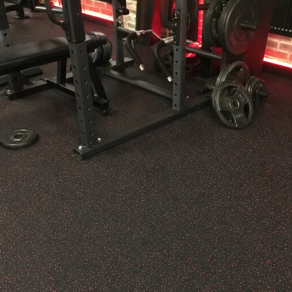 Customer photo review of Heavy-Duty Rubber Gym Flooring Rolls UK | Commercial Grade | Full 10m Roll