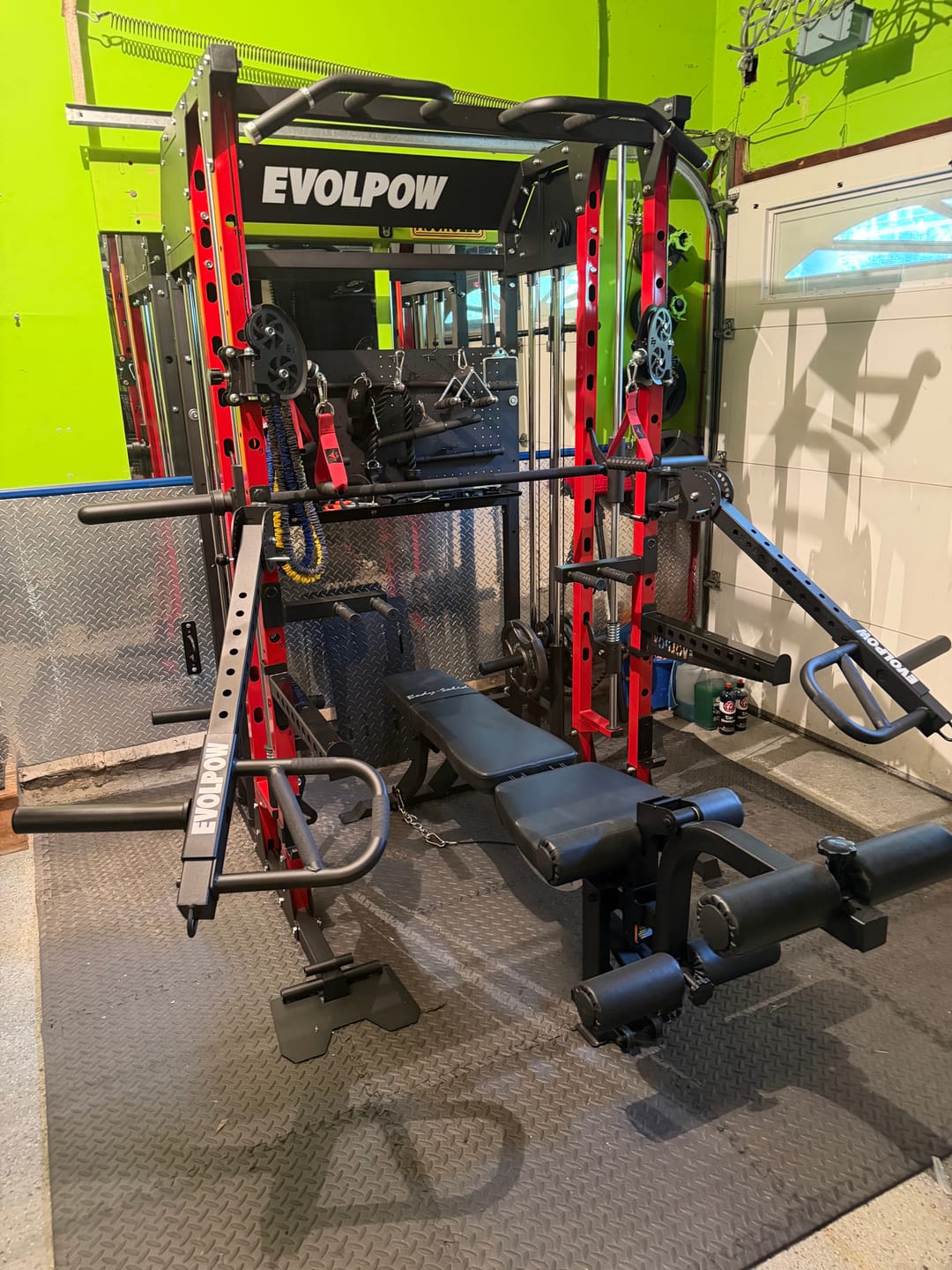 Customer photo review of EVOLPOW M2B Brute All-In-One Smith Machine Home Gym