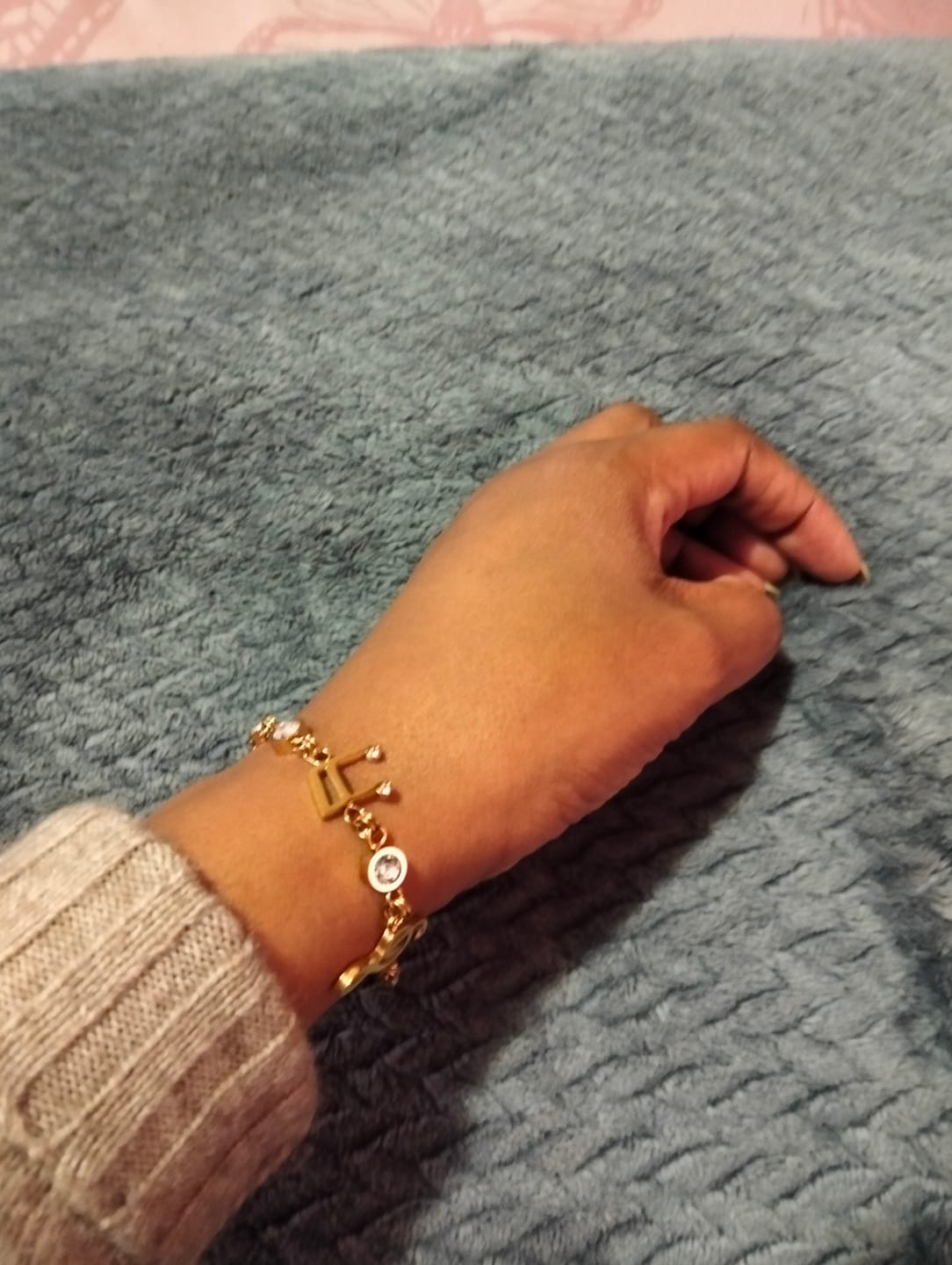Customer photo review of Gold Beat Bracelet