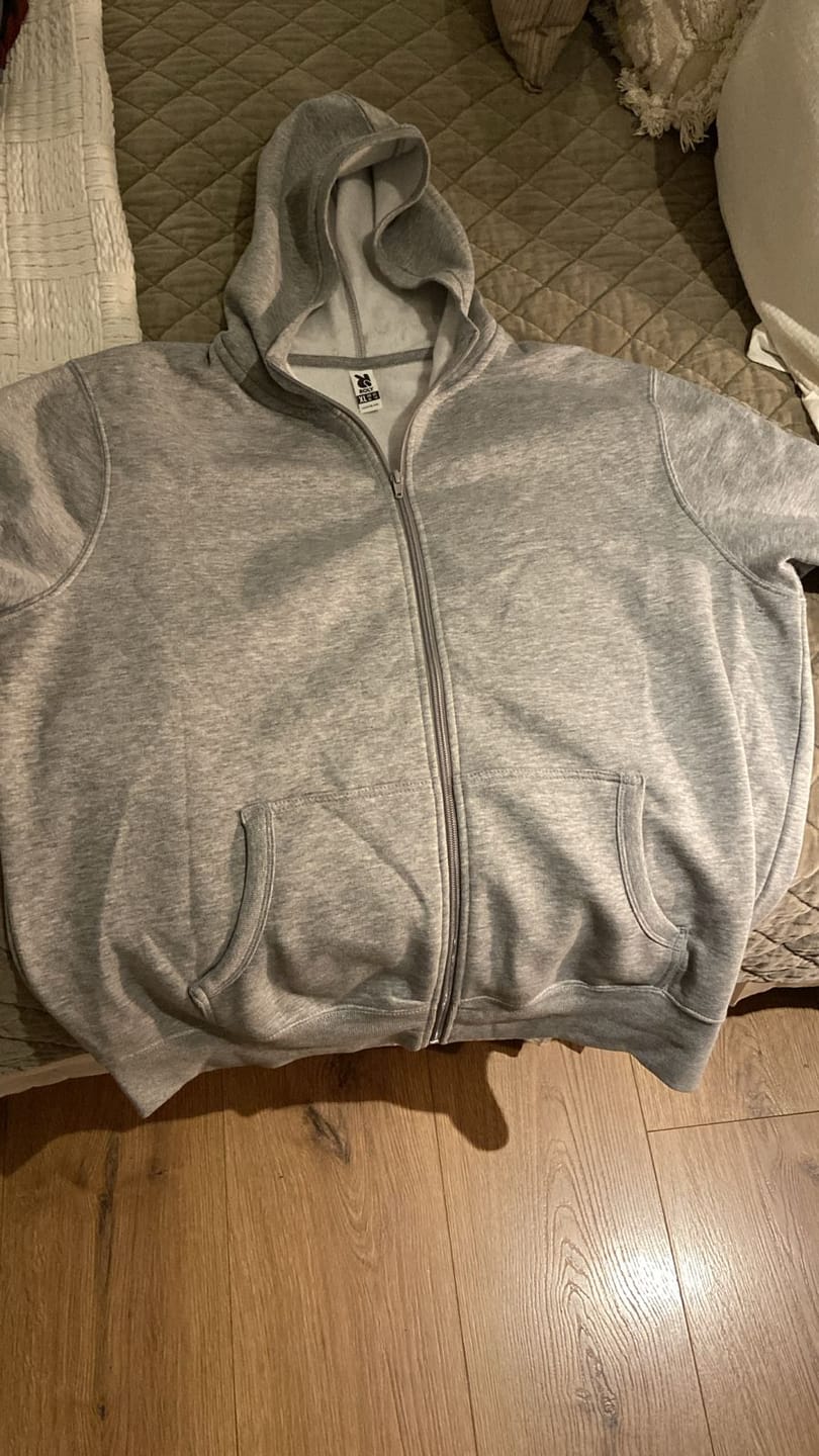 Customer photo review of Poleron Franela con cierre