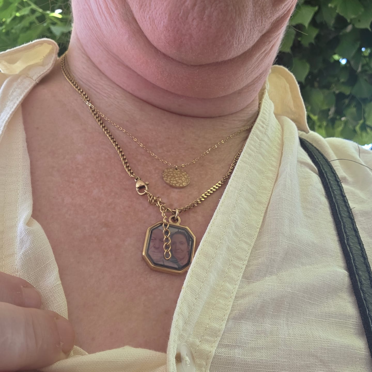 Customer photo review of Gepersonaliseerde geheime ketting met foto