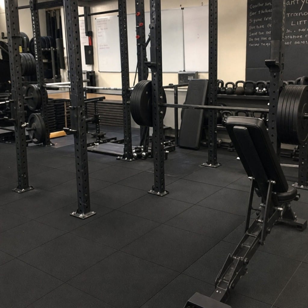 Customer photo review of 30mm Rubber Gym Tiles | Olympic Lifting & CrossFit | 200kg+ Drop Rated