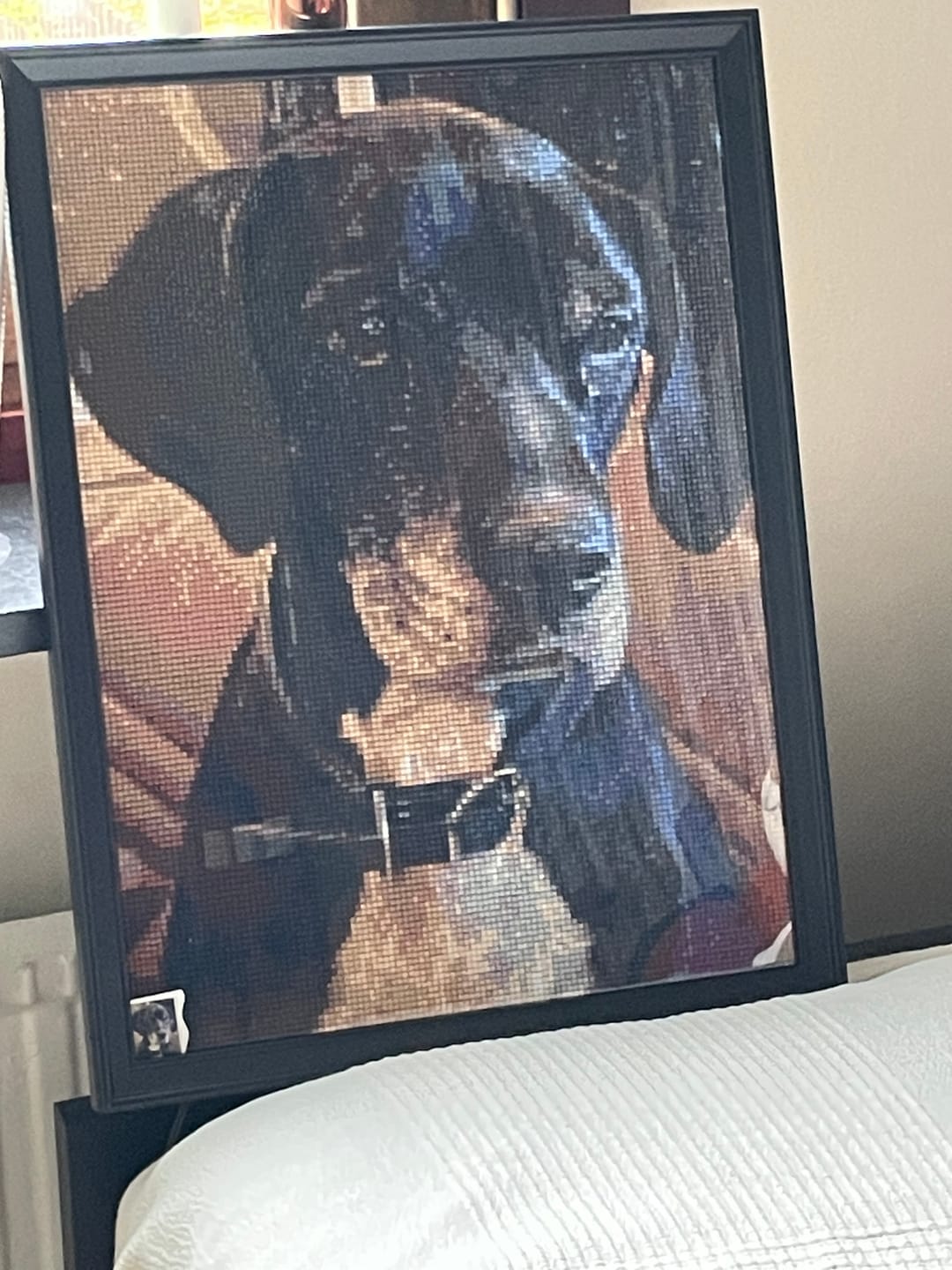 Customer photo review of Eget Foto Diamond Painting