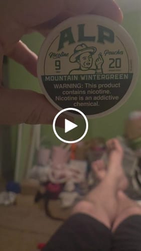 Customer photo review of Spearmint Nicotine Pouches
