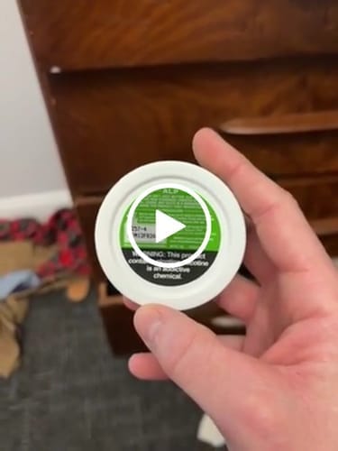 Customer photo review of Spearmint Nicotine Pouches