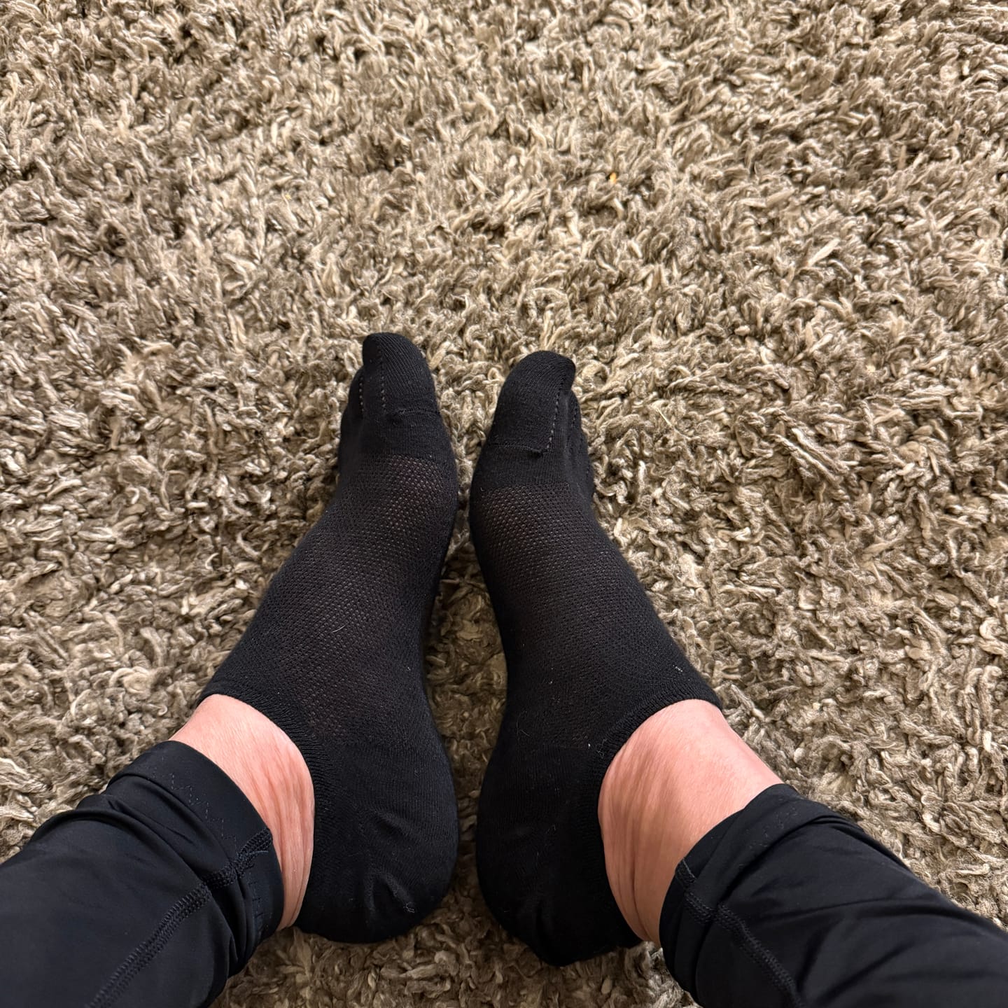 Customer photo review of Toe Socks No Show - 5 Pairs