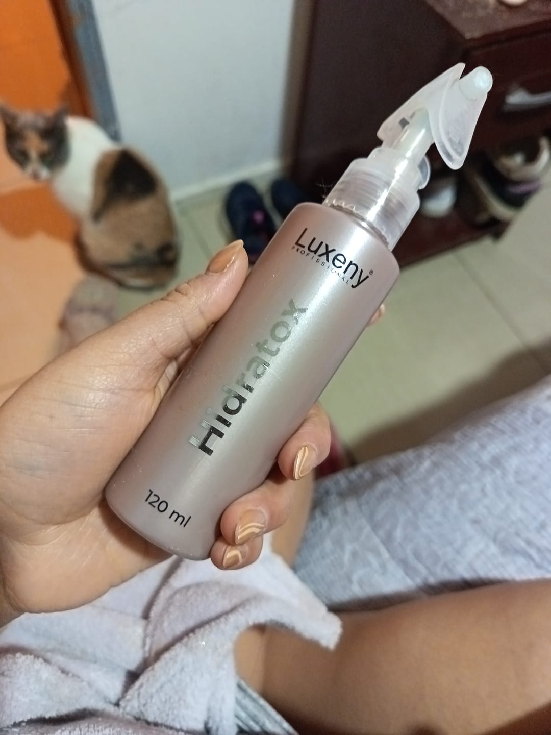 Customer photo review of Acondicionador Antifrizz 300 ml