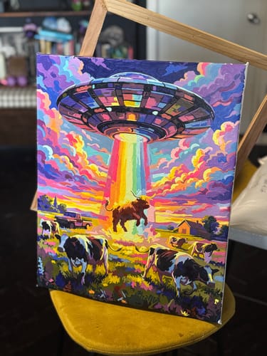 Customer photo review of UFO Cow Encounter
