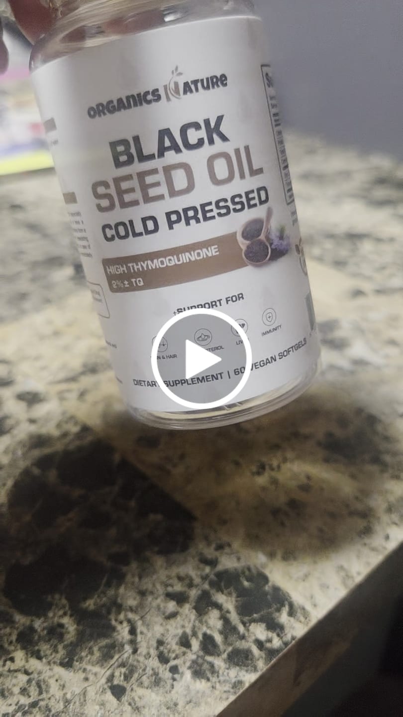 Customer video review of Black Seed Oil Capsules Cold Pressed