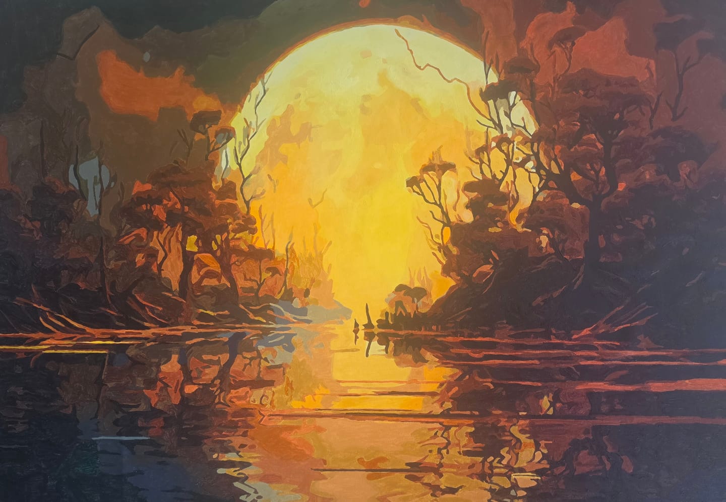 Customer photo review of Moonlit Reflections
