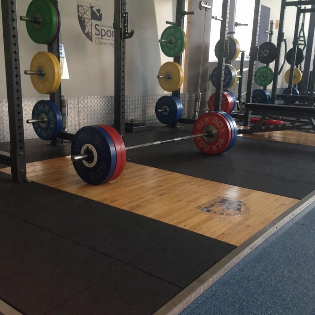 Customer photo review of 30mm Rubber Gym Tiles | Olympic Lifting & CrossFit | 200kg+ Drop Rated