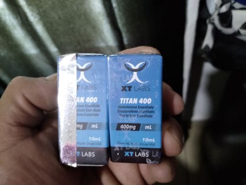 Customer photo review of TITAN | Testosterona, Drostanolona & Trembolona Enantato 400mg 10ml