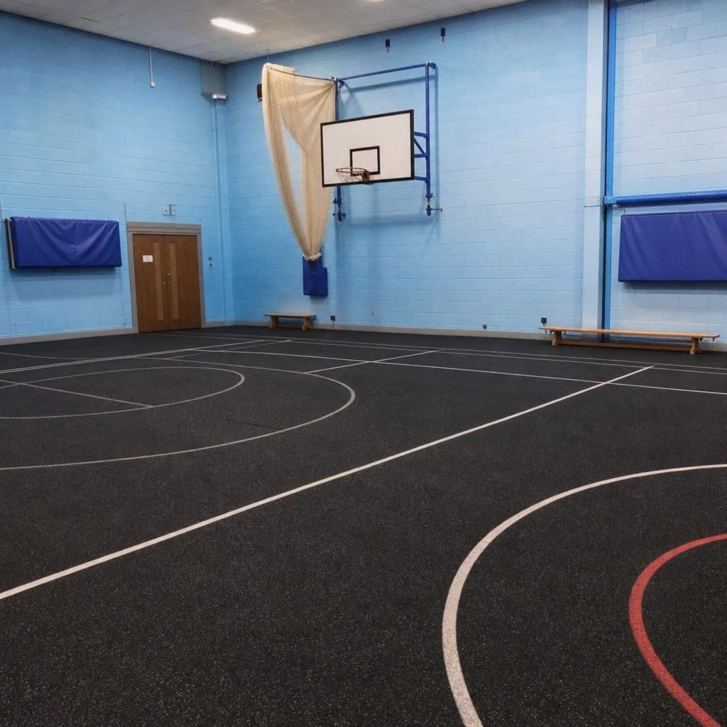 Customer photo review of Gym Flooring Rolls UK | Rubber Roll 1m Wide | Cut to Length