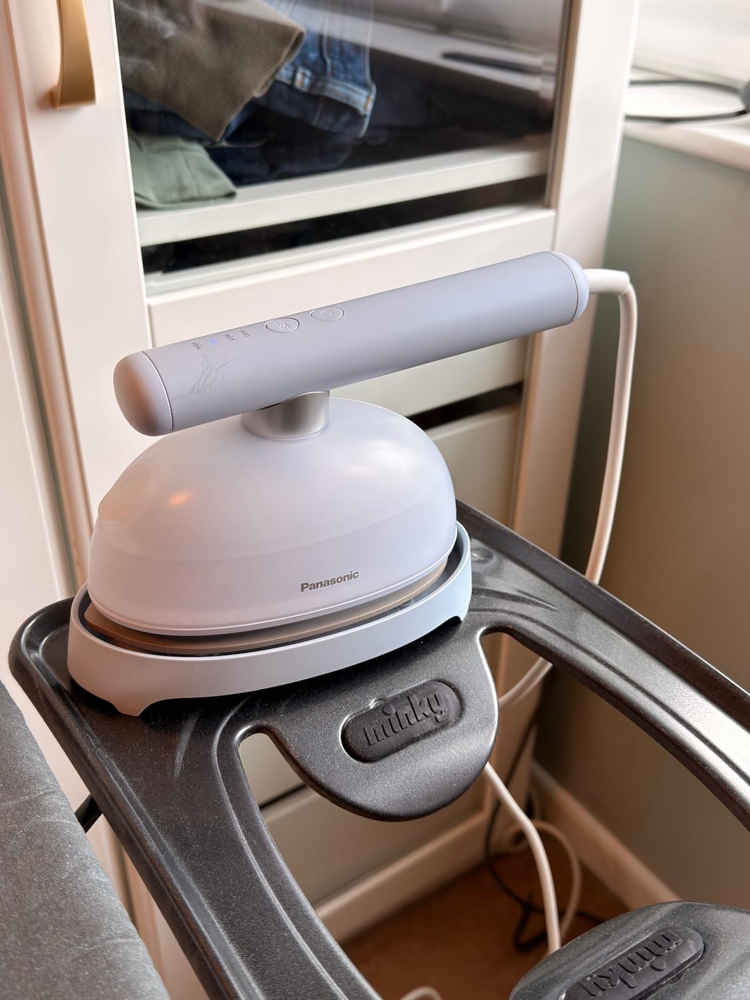 Customer photo review of Panasonic 2 in 1 Handy Steamer | NI-GHK045 (1785W)