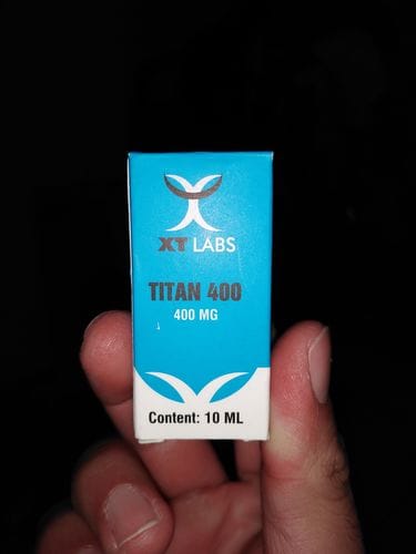 Customer photo review of TITAN | Testosterona, Drostanolona & Trembolona Enantato 400mg 10ml