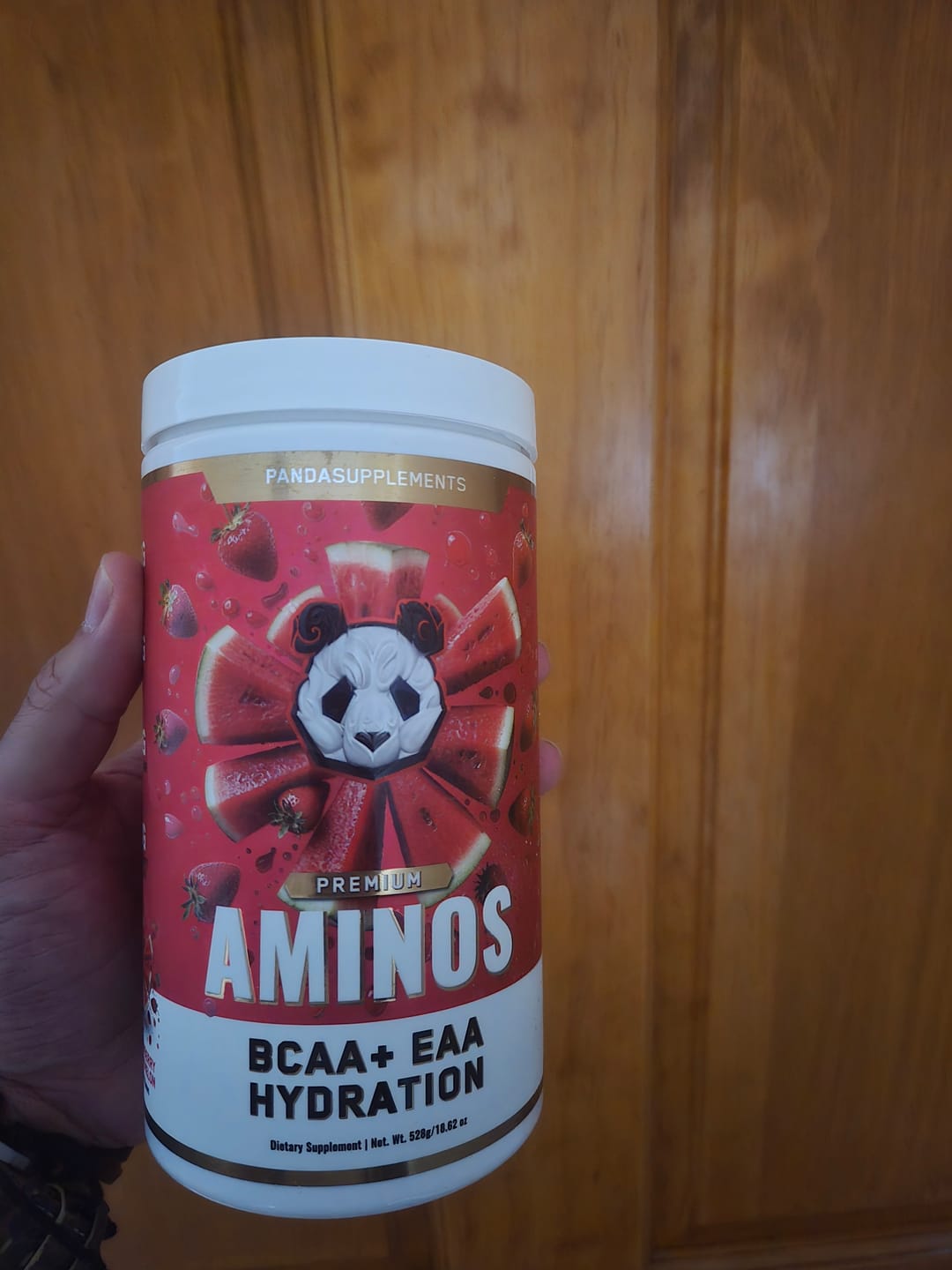 Customer photo review of AMINOS | BCAA + EAA + HYDRATION + ELECTROLYTES
