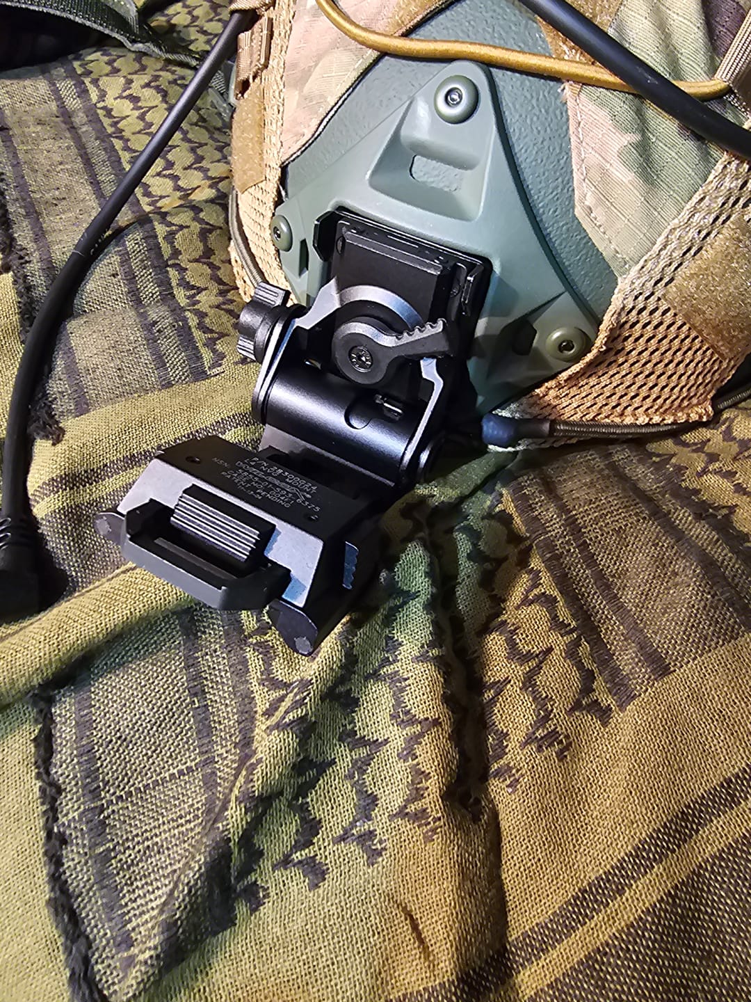 Customer photo review of NVG Helmet Mount | Aluminum Alloy Bracket