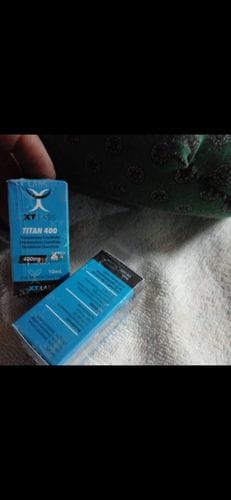 Customer photo review of TITAN | Testosterona, Drostanolona & Trembolona Enantato 400mg 10ml