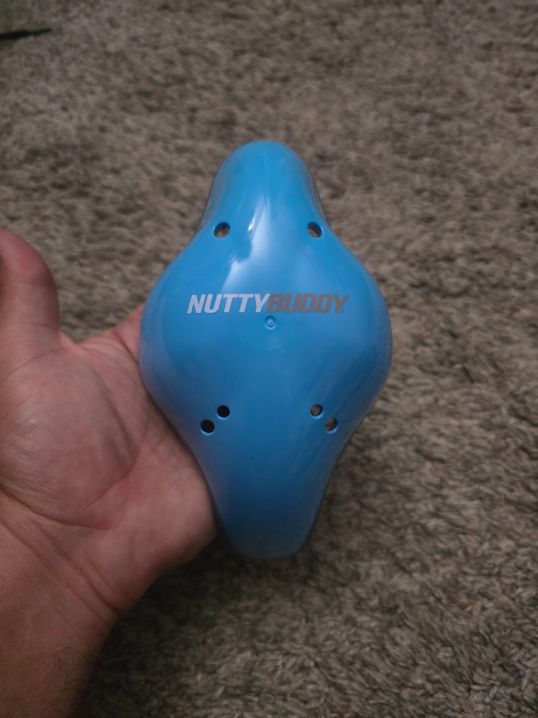 Customer photo review of NuttyBuddy® LIMITED EDITION Turia Blue Athletic Cups