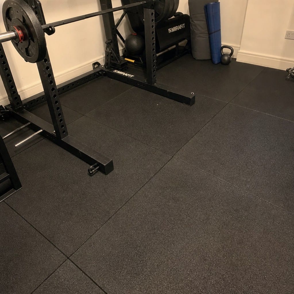 Customer photo review of Interlocking Gym Tiles UK | 17mm Rubber Gym Mats | 80kg Drop Rated