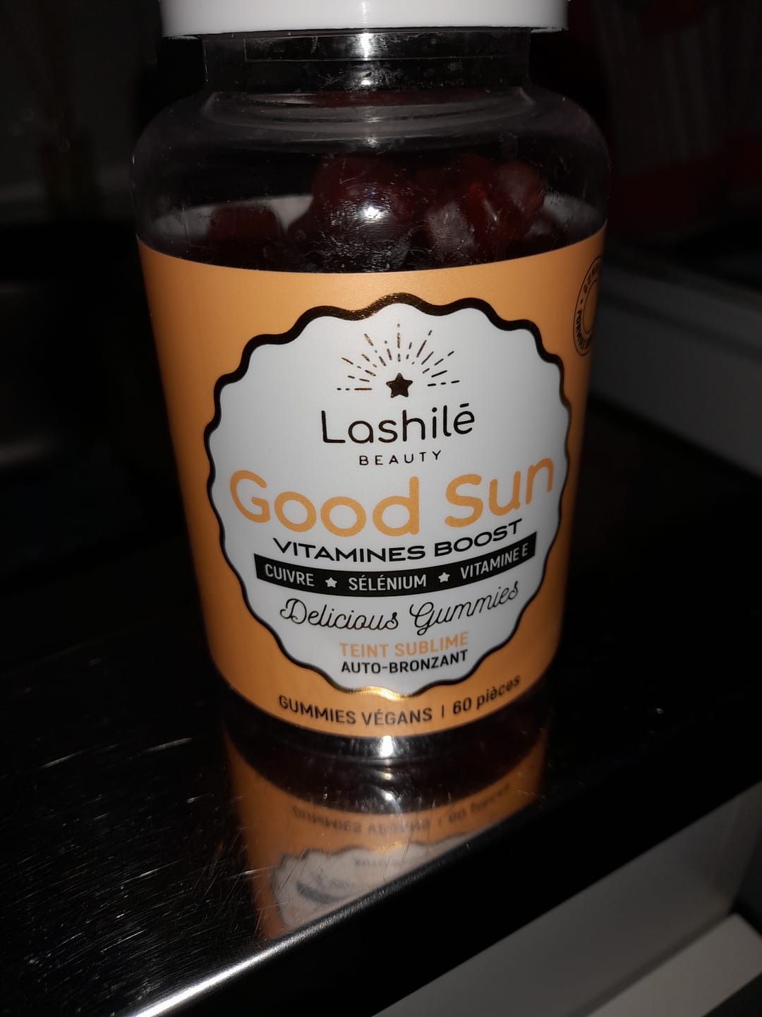 Customer photo review of Good Sun Auto-bronzant - 1 mois