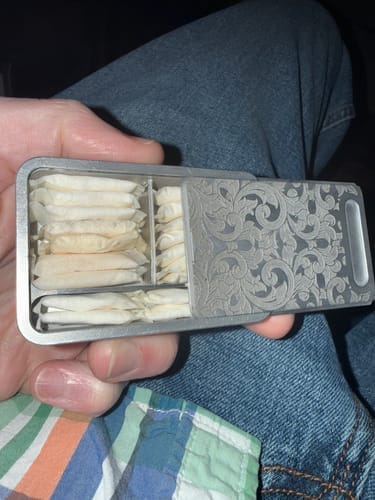 Customer photo review of Tropical Fruit Nicotine Pouches