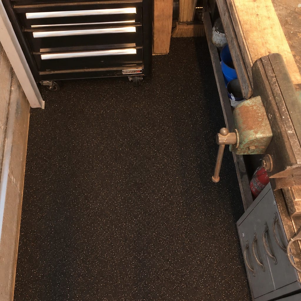 Customer photo review of Gym Flooring Rolls UK | Rubber Roll 1m Wide | Cut to Length