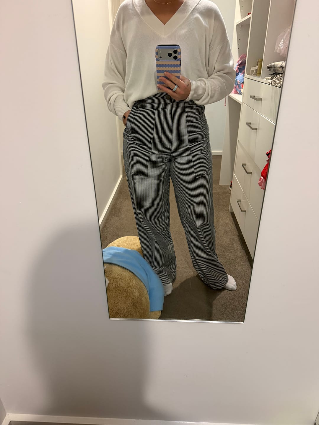 Customer photo review of Construction Pants - Hickory