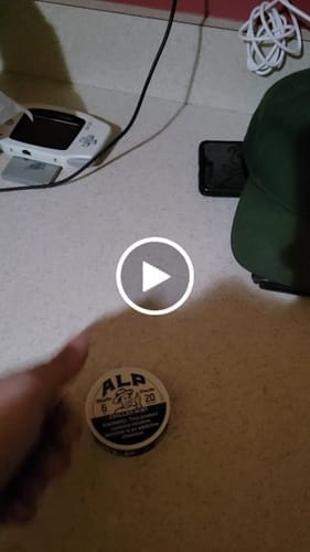 Customer photo review of Chilled Mint Nicotine Pouches